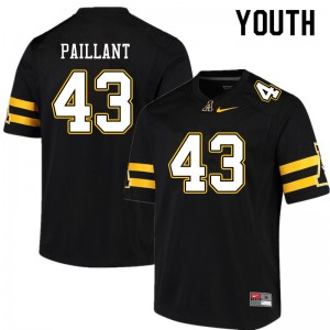 Youth Hansky Paillant Black Appalachian State Mountaineers #43 Jersey 498841-667
