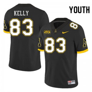 Youth Jack Kelly Black Appalachian State University #83 Jersey 117882-543