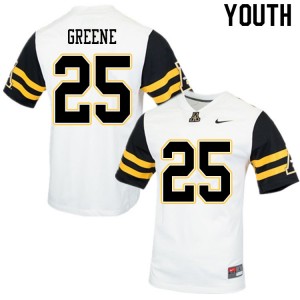 Youth Jackson Greene White Mountaineers #25 Jersey 155697-676