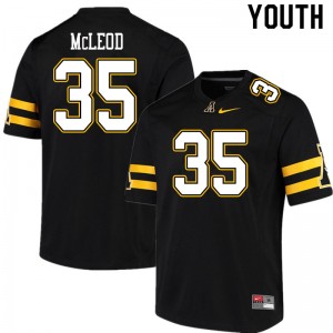 Youth Jalen McLeod Black Mountaineers #35 Jersey 758747-118