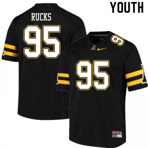 Youth Jamar Rucks Black Mountaineers #95 Jersey 559513-249