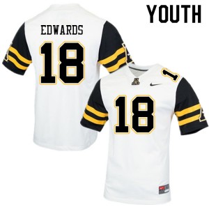 Youth James Edwards White Mountaineers #18 Jersey 348001-507
