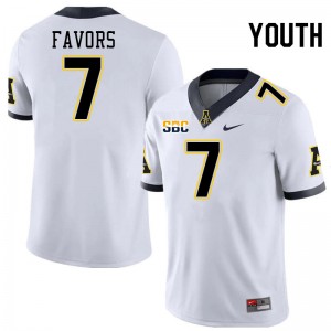 Youth Jordan Favors White Mountaineers #7 Jersey 845225-469