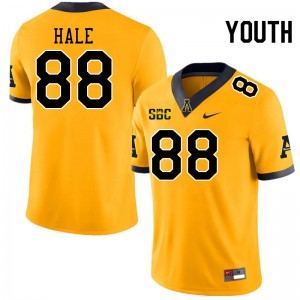 Youth Luke Hale Gold Appalachian State Mountaineers #88 Jersey 905772-517