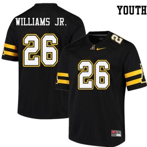 Youth Marcus Williams Jr. Black Appalachian State Mountaineers #26 Jersey 776619-333
