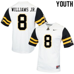 Youth Marcus Williams Jr. White Appalachian State University #8 Jersey 763515-319