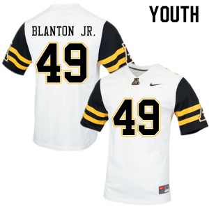 Youth Nate Blanton Jr. White Mountaineers #49 Jersey 110842-603