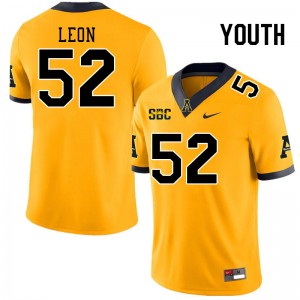Youth Orlando Leon Gold Appalachian State University #52 Jersey 127755-775