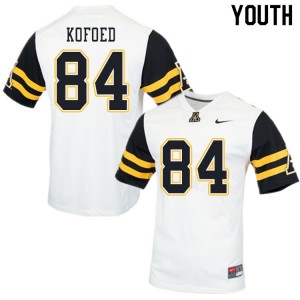 Youth Ricky Kofoed White Appalachian State University #84 Jersey 570234-646