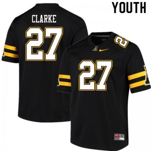 Youth Ronald Clarke Black Mountaineers #27 Jersey 871064-139