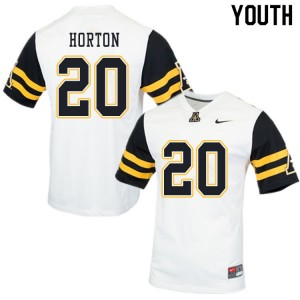 Youth Sean Horton White Mountaineers #20 Jersey 976404-613