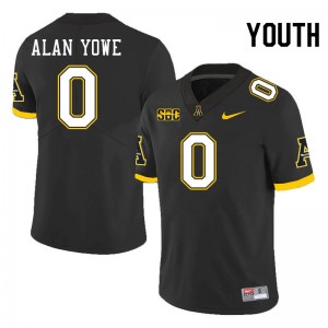 Youth Trenton Alan Yowe Black Mountaineers #0 Jersey 778086-433