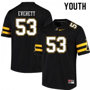 Youth Troy Everett Black Mountaineers #53 Jersey 788666-758